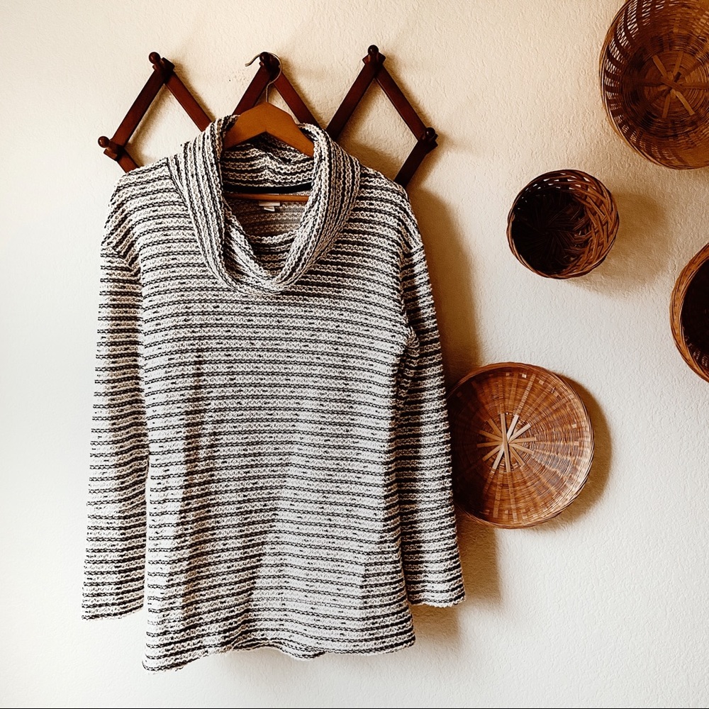 Merona Black and White Knit Sweater for Women